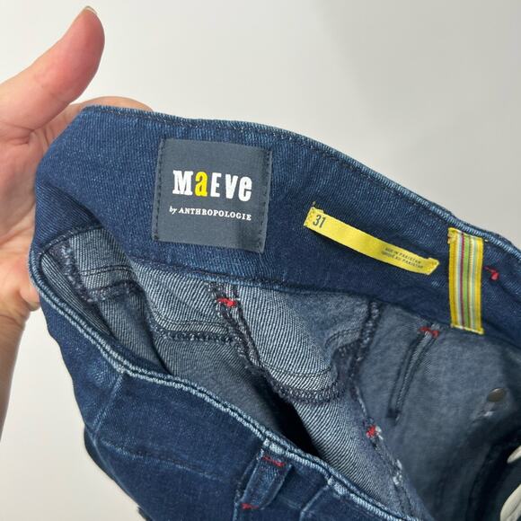 Maeve by Anthropologie Junie High-Rise Slim-Leg Jeans - Picture 3 of 7